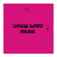 SQ3611 Square Bandana Hot Pink