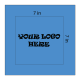 SQ3614 Square Bandana Carolina Blue