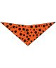 S3002 Black Pawprints Bandana, Orange