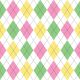 SQ3165 Easter Square Bandana, Diamonds