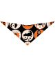 S3177 Halloween Dot Print Bandana, Black