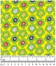 F7177 Flower Paws Fabric Yellow