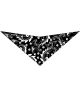 S3217 Paisley & Pawprints Bandana, Black