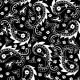 SQ3217 Paisley Bandana, Black