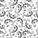 SQ3257 Classic White Paisley Square Bandana 100% Premium  Cotton