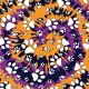 SQ3259 Halloween Tie Dye Bandana