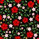 SQ3030 Spring Flowers Square Bandana