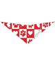 S3003 Paws & Bones Bandana, Red