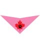 S3502 Maple Leaf Doggie Bandana, Pink