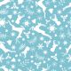 SQ3050 Christmas Bandana Blue