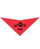 S3510 Adopt Me Pawprint Doggie Bandana, Red