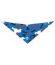 S3079  White Doggie  Bandana, Blue