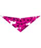 S3087  White Doggie  Bandana, Pink
