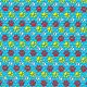 SQ3093 Colorful Paws Square Bandanas