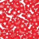 SQ3099 Christmas Bandana Red