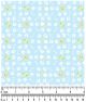 F7017 White Paws & Bones Easter Fabric, Blue