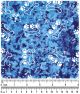 F7034 Paws & Bones Fabric, Blue 