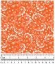 F7051 Paisley & Pawprints Fabric, Orange