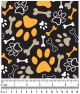 F7131 Paws & Bones Fabric, Black