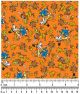 FA7135 Pilgrim Doggie Turkey Day Fabric, Orange