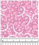 F7202 Paisley & Pawprints Fabric, Pink