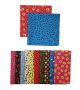 PKSQ1 12 Assorted PAWS & BONES Square Dog Grooming Bandanas / Groomers Bulk Package