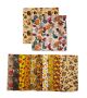 PKSQ11 12 Assorted FALL THANKSGIVING Square Dog Grooming Bandanas / Groomers Bulk Package