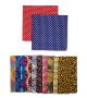 PKSQ3 12 Assorted CASUAL Square Dog Grooming Bandanas / Groomers Bulk Package