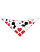 S3241 Doggies In Love Heart Bandana, White 