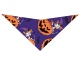 S3245 Halloween Pumpkins Doggie Bandana, Purple