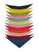 SPKS13 Bandanas Variety Pack Per Size - 12 assorted SOLID COLOUR bandanas